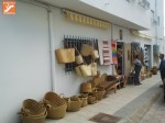 artículos de esparto en mercaillo artesanal de Níjar