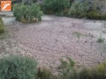 terreno tras las lluvias en Vía Verde Lucainena de las Torres