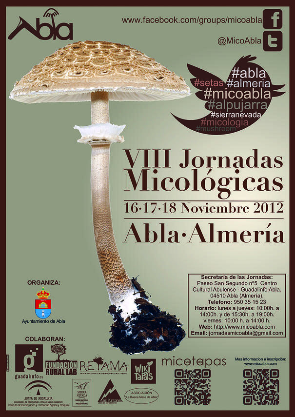 VIII Jornadas Micológicas Abulenses - Abla, Almería VIII Jornadas Micológicas Abulenses - Abla, Almería