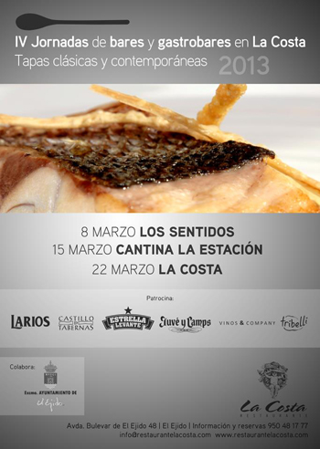 La Costa - El Ejido - Jornadas  bares y gastrobares gastronomía - el ejido