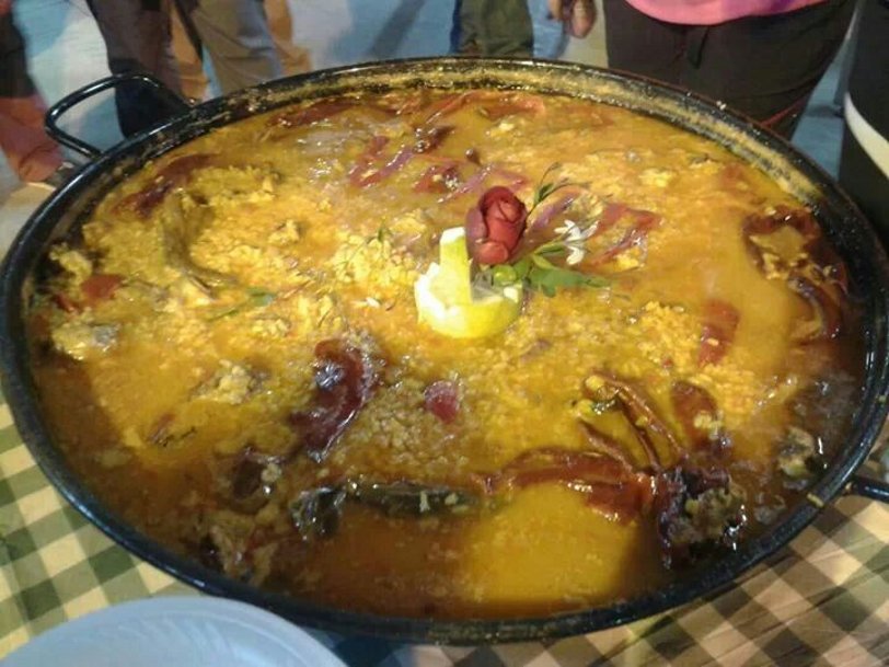 Arroz de matanza con costilla