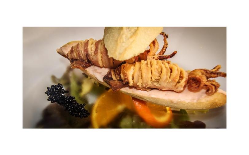 La tahona - mini bocata de calamares